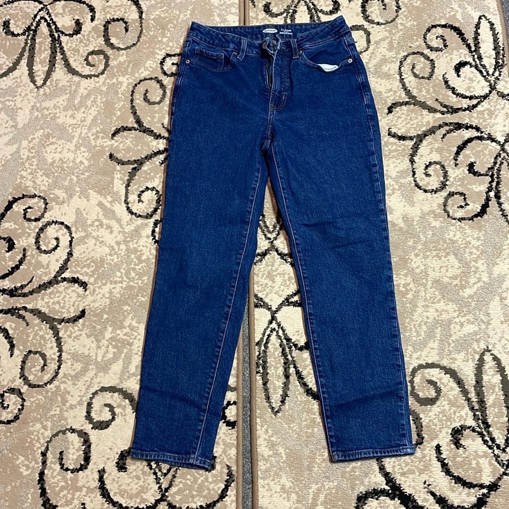 Old Navy O.G. Straight High rise blue wash jeans